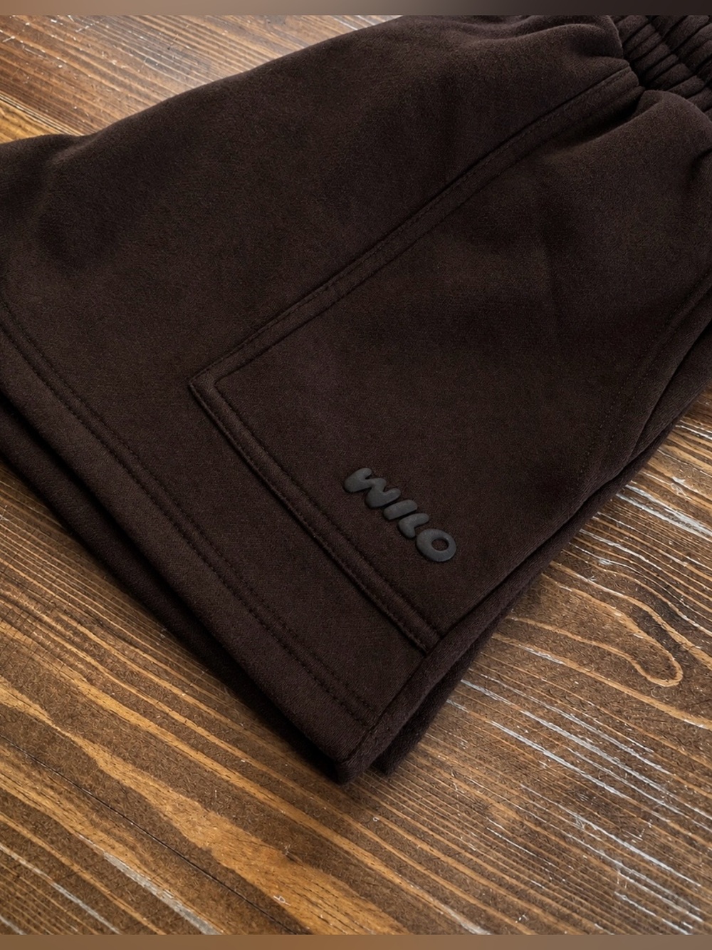 WILO Women’s Espresso Drawstring Shorts Size M - Picture 3 of 4